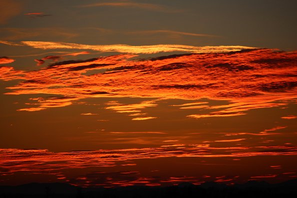 Evening Red Sky Sunset