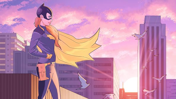 Batgirl Watching City
