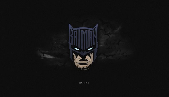 Batman Superhero Minimal 4k