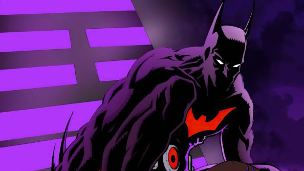 Batman Beyond Neon Night 4k