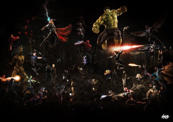 Avengers Infinity War 2018 10k Artwork