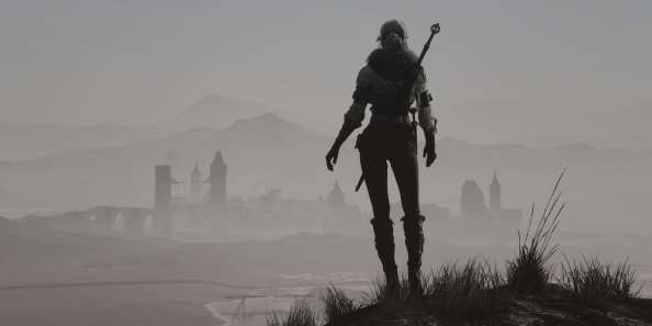 Ciri The Witcher 3 Wild Hunt Minimal 8k