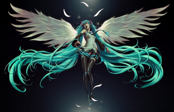 Hatsune Miku Anime Wings