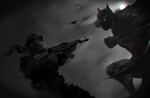 Batman The Dark Knight Dc Comic Art