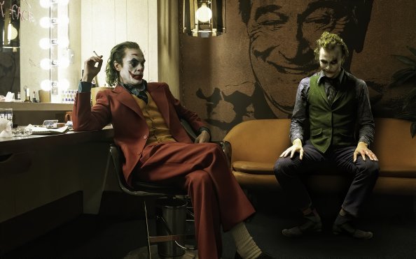 Joker And Heath Ledger Art