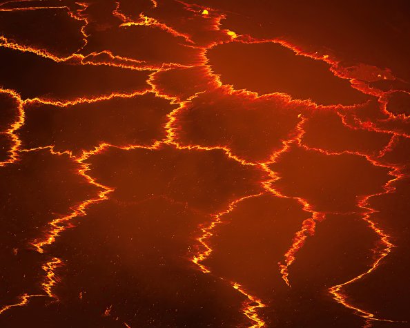 Lava Lake Active Valcano