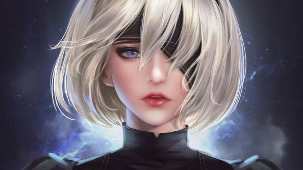2b Nier Fanart 4k Art
