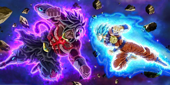 Saiyan OC Vs Dark Broly