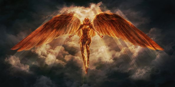 Wonder Woman 1984 Golden Wings Suit 5k