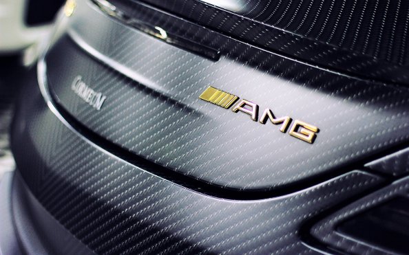 Mercedes AMG Gold Logo