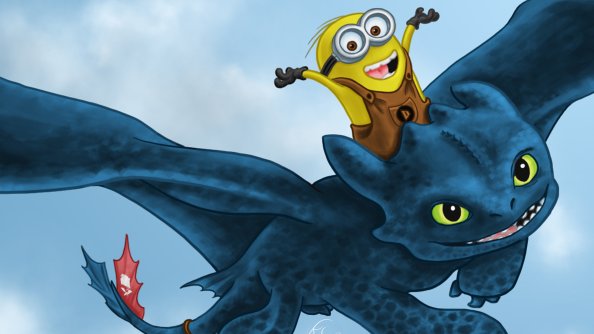 Toothless And Minion