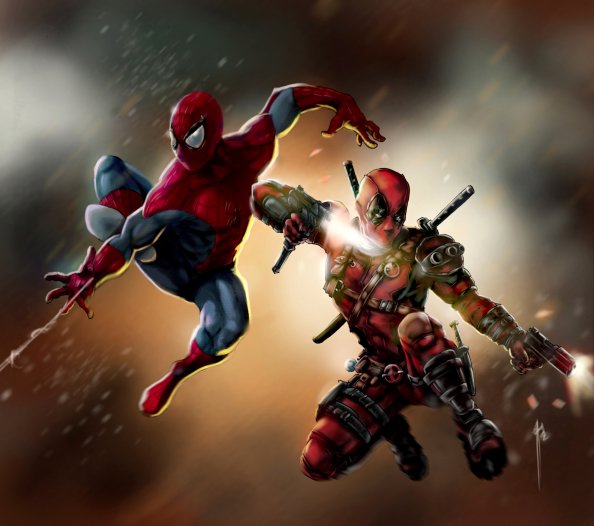 Deadpool And Spiderman