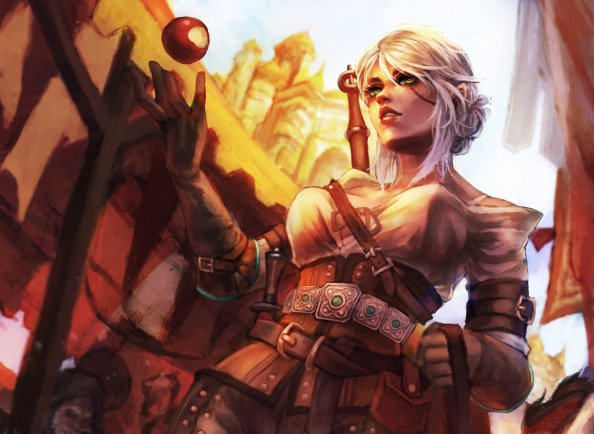 Ciri The Witcher Fantasy Artwork