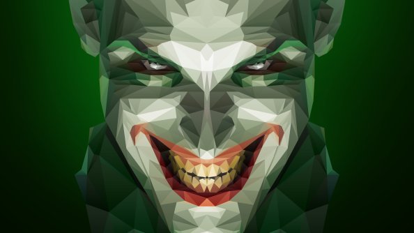 Joker Low Poly Art