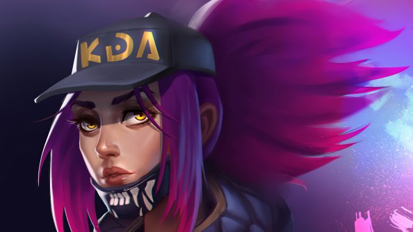 Akali League Of Legends Artwork