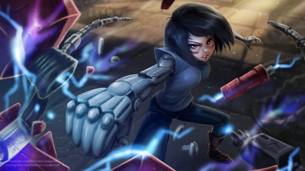 Warrior Hunter Alita Battle Angel