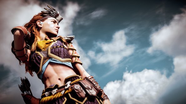 Beauty In The Sky Aloy Horizon Zero Dawn 4k