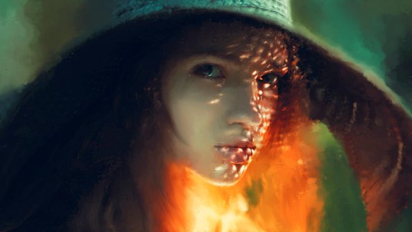 Gorgeous Girl Illustration 4k