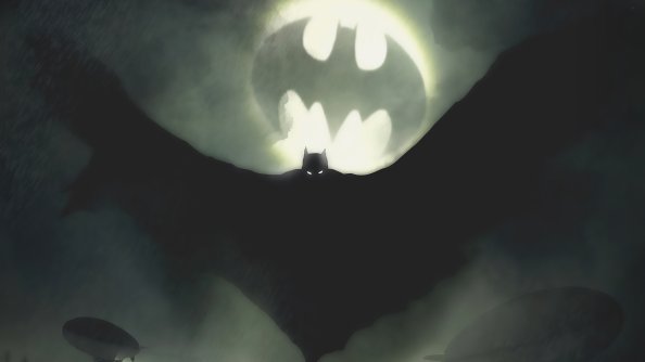 Batman Bat Signal Coming