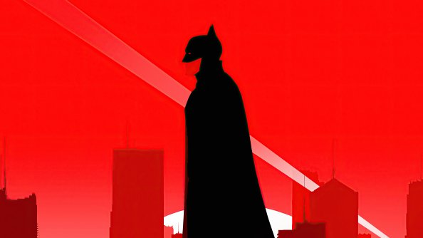 The Batman Red Background