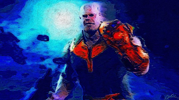 Thanos Oil Painting 5k