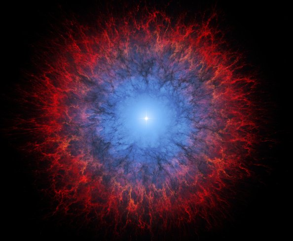 Star Galaxy Fractional Abstract