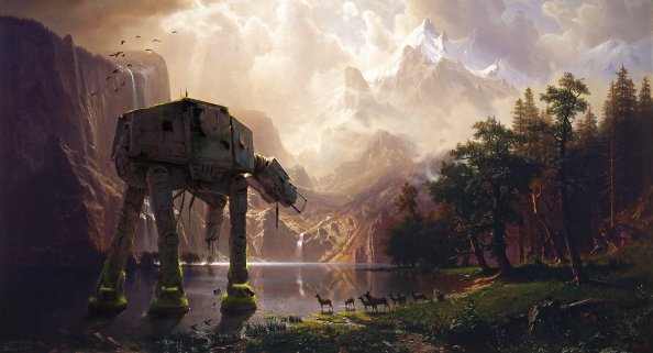 AT AT Walker Star Wars Artwork