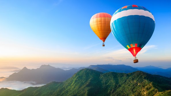 Hot Air Balloon 4k
