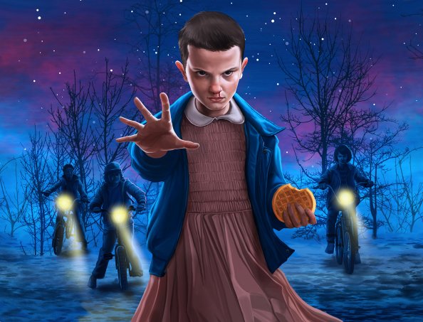 Stranger Things Eleven Art
