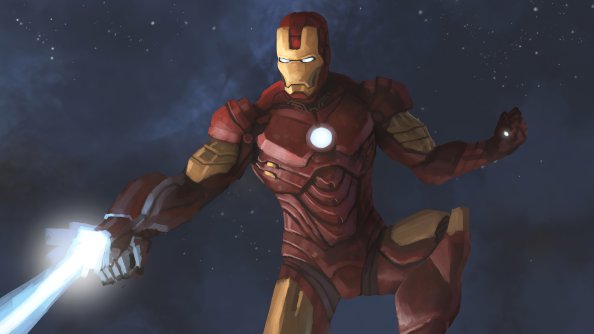 Iron Man Blaster 4k Artwork