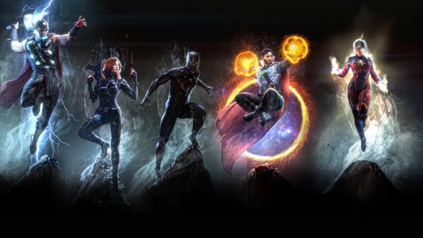 Marvel Heroes 4k Art