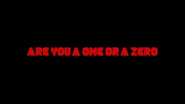 Are You A One Or A Zero Mr Robot Typography 4k