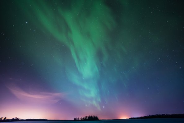 Astotin Lake Northern Lights 5k