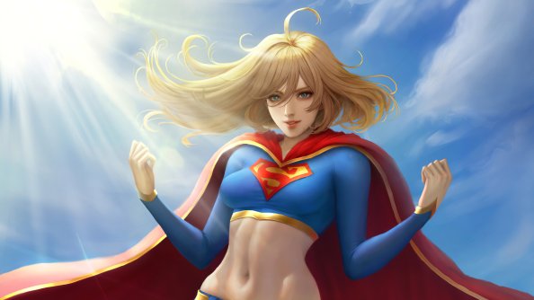 Art Supergirl 4k New