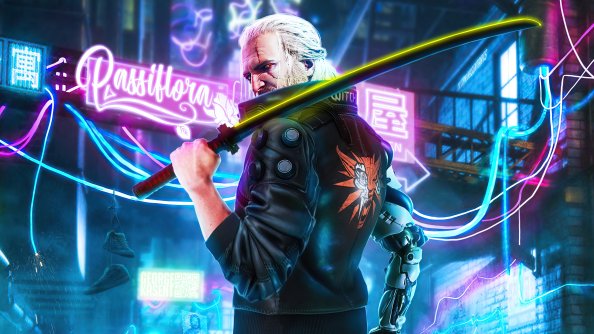 Witcher 3 Geralt Of Rivia X Cyberpunk 4k