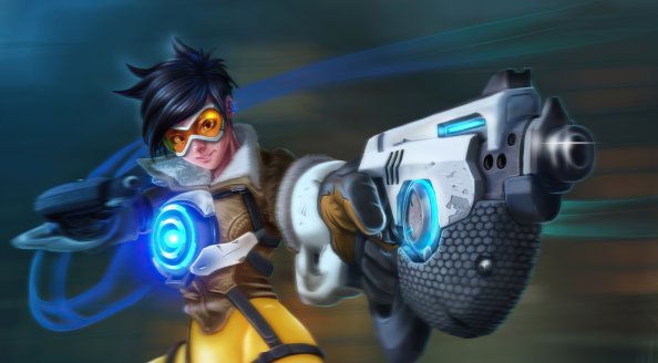 Tracer Overwatch Fanart 4k