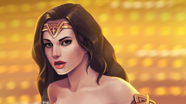 Wonder Woman With Lasso Of Truth