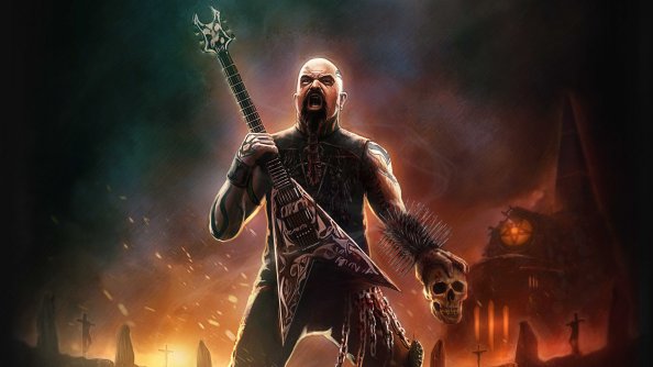 Bald Man With Guitar