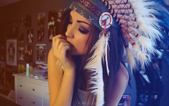 Beautiful Girl With Long Hairs