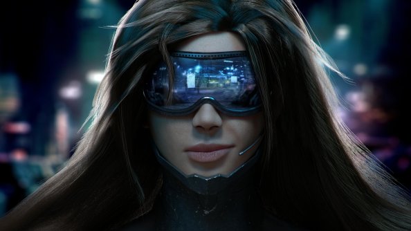 Cyberpunk Scifi Girl
