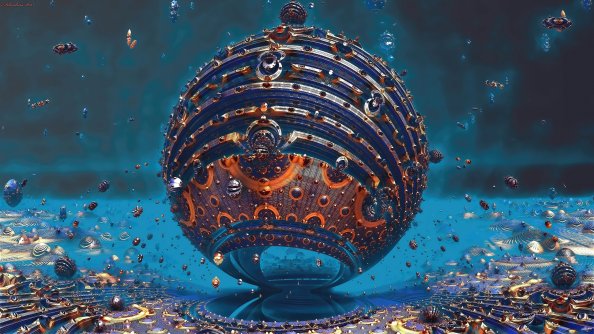 Fractal Sphere 3D 4K
