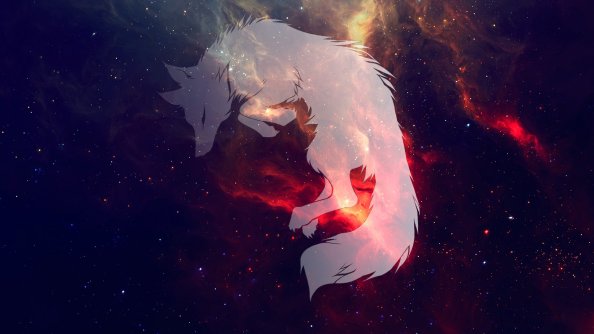 Wolf Fantasy Art Space