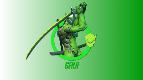 Genji Overwatch Hero 4k