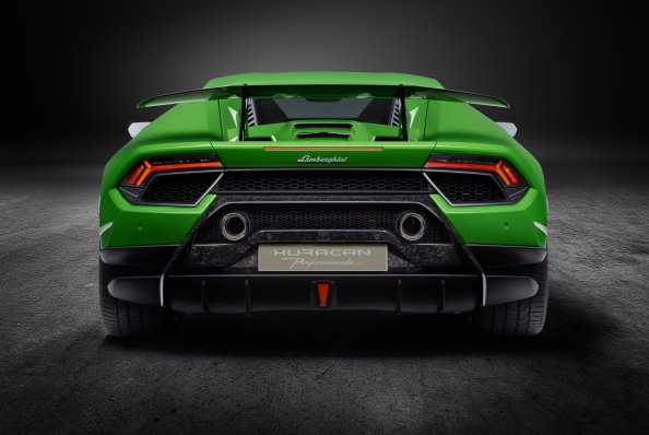 Lamborghini Huracan Performante 2019 Rear View