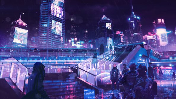 Cyberpunk Neon City