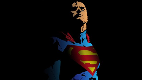 Superman Minimal 4k