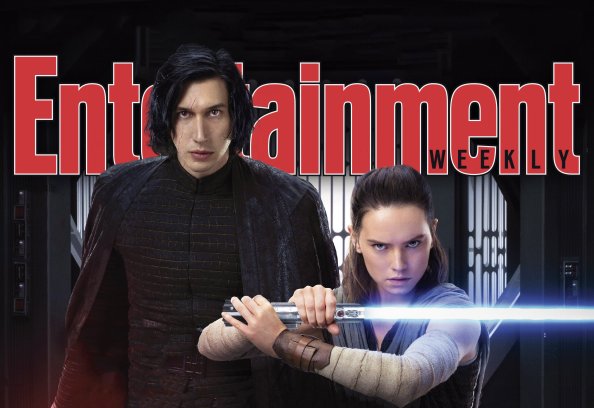 Rey Kylo Ren Star Wars The Last Jedi In Entertainment Weekly Magazine