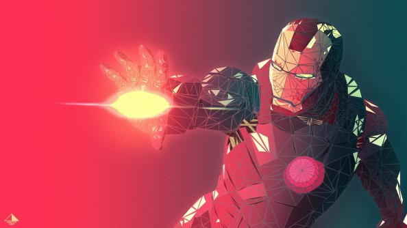 Iron Man Abstract