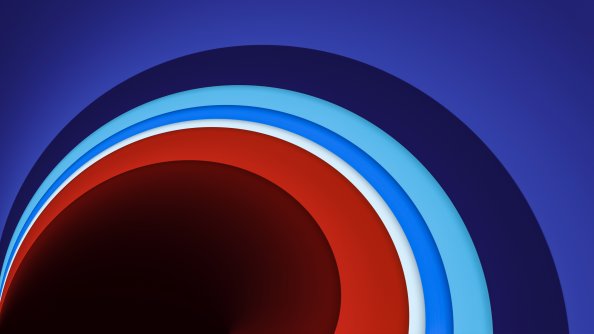 Blue Lines Circle 8k