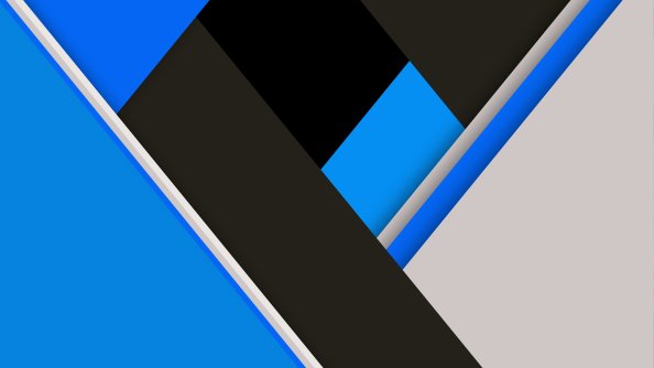 Blue Black Material Design 8k